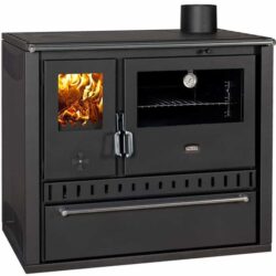 Sporák na tuhá paliva PRITY GT FS S DR, černá