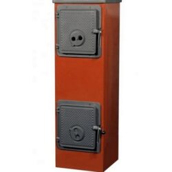 KERPEN II - hnědý smalt, šamotová vyzdívka