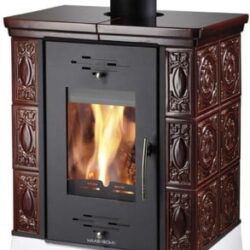 Kachlová kamna EMPOLI  hnědá