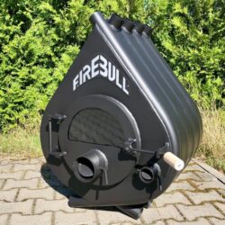 Teplovzdušná kamna Firebull S8 ,15kW/300m3 Prosklená