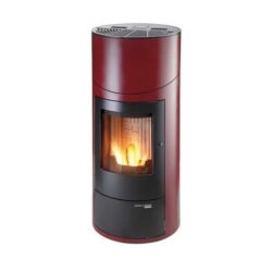 Pellet kályha HSP 7 II GRANDE RLU DE LUXE, piros incl. Wi-Fi