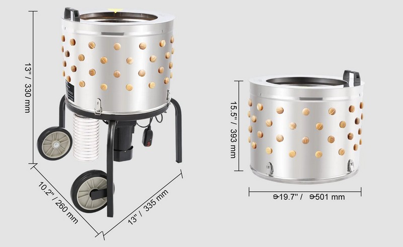 Elektromos csirkekopasztó 50 cm - Image 4