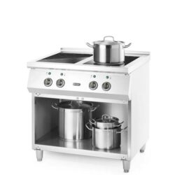 Indukční sporák se 4 hořáky, HENDI, 400V/17000W