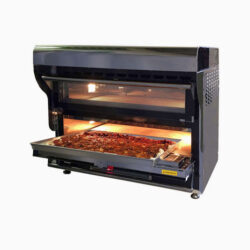 Dvojitá pec na pizzu s vestavěnou digestoří 400 V - 8.1 kW