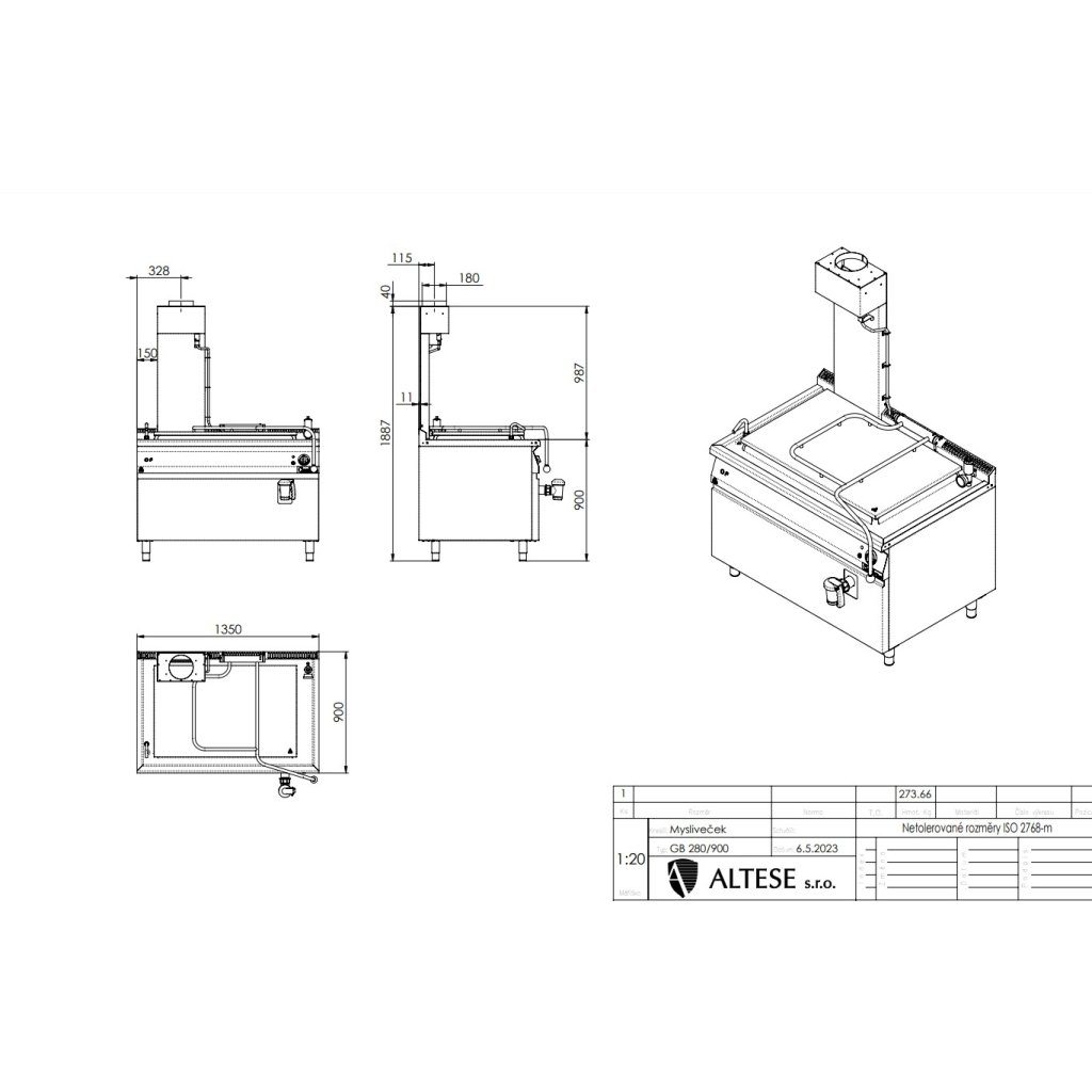 ALBA GB 330/900 gázkazán 330 l Változat: B - huzatmegszakítóval - Image 5