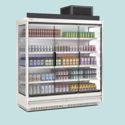 Plug-in přístěnná vitrína CPMG-20333-12M 239*89*125 křídlové dveře