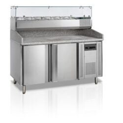 Chladicí pizza stůl s nástavbou TEFCOLD PT 1200 + VK38-150