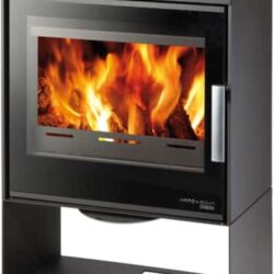 Krbová kamna SKIVE II, černá