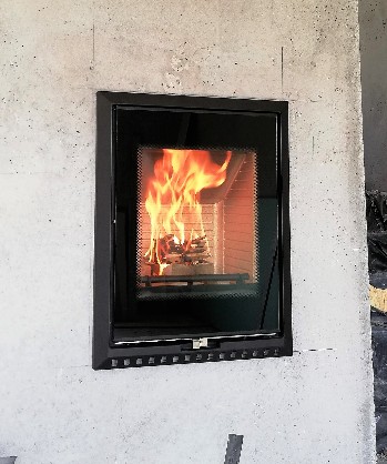 krbová vložka ALMERIA - černá s rámečkem