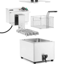 Fritéza XL Profi Line s kohoutem, 10 l, 400 V, HENDI, 6600 W