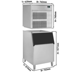 Výrobník vločkového ledu 390kg/24h