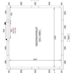Chladící box CS 2700X2400X2200