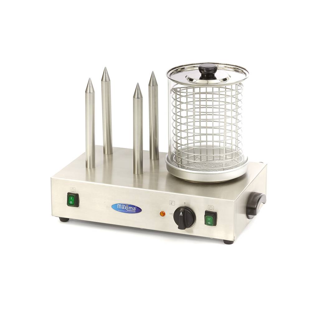 Ohřívač hot dogů s hroty