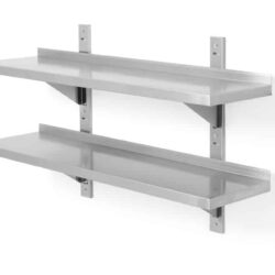 Police závěsná výškově nastavitelná, HENDI, 120x30x60cm